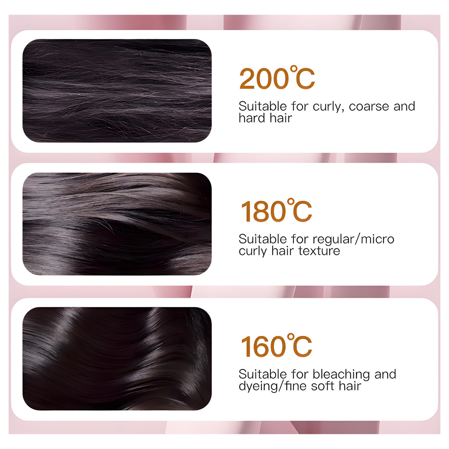Mini Portable Hair Straightener Comb